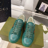 Gucci bold contrast luxury sneakers view 10 minimalist modern build