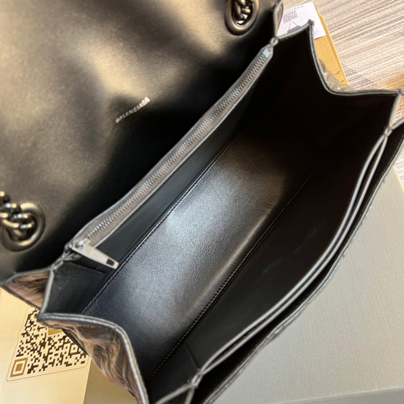 Close-up detail of classic bag design