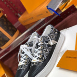 Louis Vuitton shoes Style 189 - close-up of premium leather craftsmanship