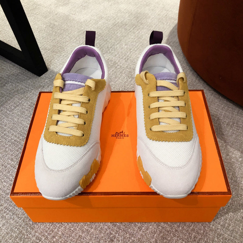 Hermes shoes Style 309 - full pair display (alternate angle)