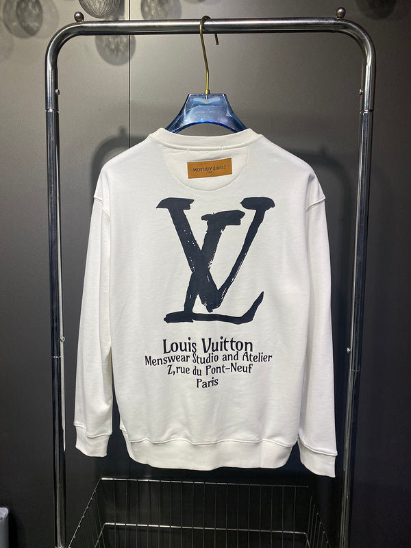 Full styled look of Louis Vuitton luxury clothing with runway-inspired design