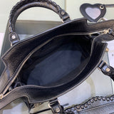 Structured Faux Leather Handbag - Everyday Elegance | Women's Luxury Handbag #337 - styled full view (image 7) of designer-inspired handbag