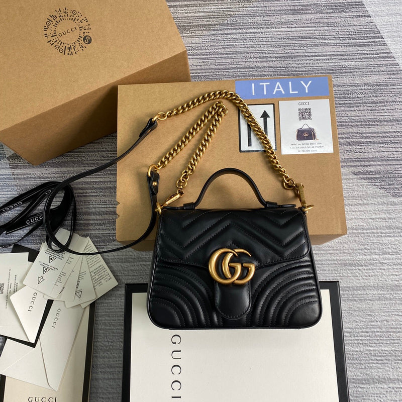 Front view of chic polished women's handbag – women's designer-style accessory