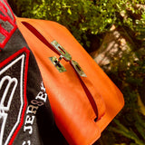  Graceful structured bag carried on shoulder