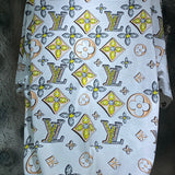 Full styled look of Louis Vuitton cotton t-shirt with runway-inspired design