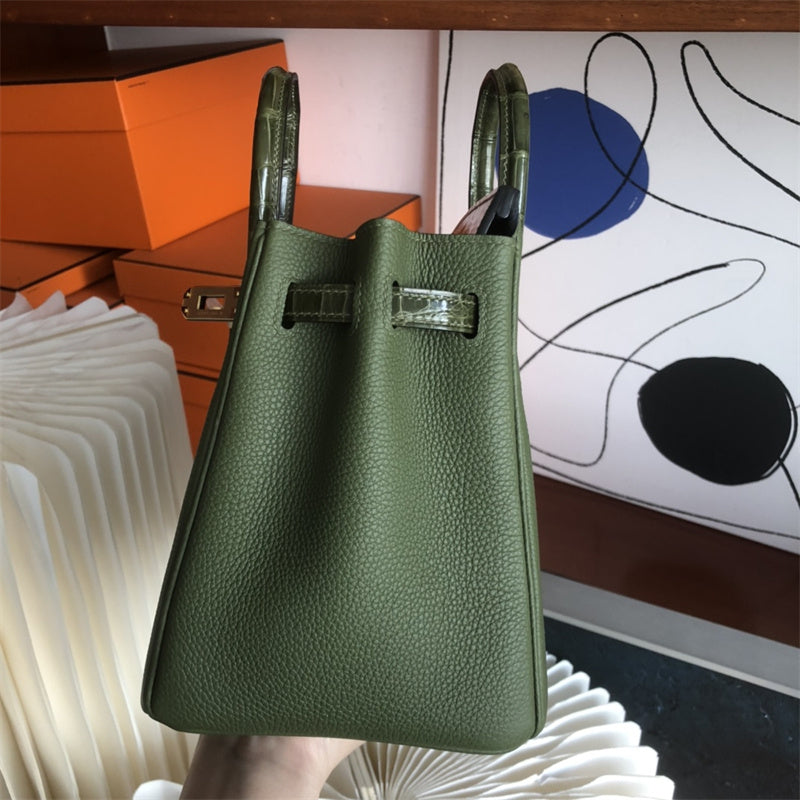  Modern structured bag carried on shoulder