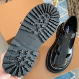 Elegant Faux Leather Shoes - Statement Everyday Style | Women's Premium Footwear #1537 - product detail shot (image 10) of designer-inspired shoes