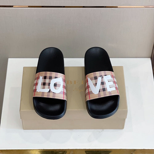 Burberry Red Slip-On Sneakers - Full Silhouette View