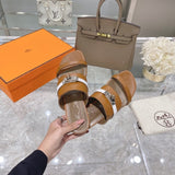 Hermes shoes Style 371 - sole and craftsmanship detail (alternate angle)