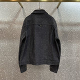 Front view of Louis Vuitton luxury clothing with monogram-inspired silhouette