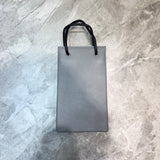 Sleek Premium PU Leather Handbag - Refined Silhouette | Women's Premium Handbag #1075 - back view (image 4) of designer-inspired handbag