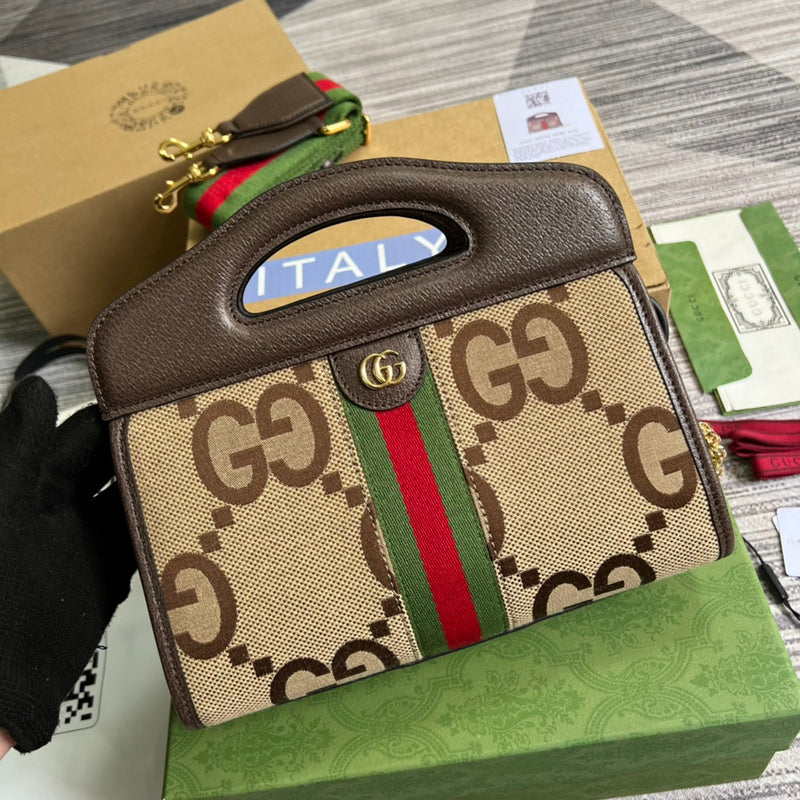 Back view of signature sleek women's handbag – women's everyday handbag