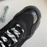 Polished Faux Leather Shoes - Statement Everyday Style | Women's Designer-Inspired Footwear #5 - hardware and detail close-up (image 5) of designer-inspired shoes