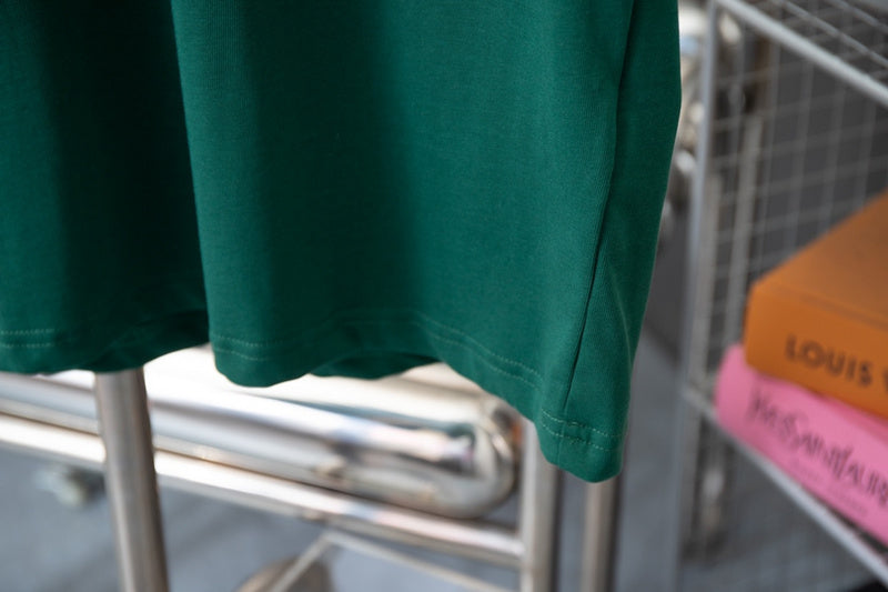 Side profile of Louis Vuitton cotton t-shirt with signature branding