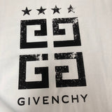 Flat lay presentation of Givenchy luxury clothing with relaxed-fit cut