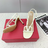 Close-up of Valentino Garavani shoes craftsmanship