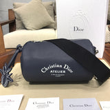 Elegant Premium PU Leather Handbag - Sleek Minimalist Lines | Women's Premium Handbag #848 - back view (image 4) of designer-inspired handbag