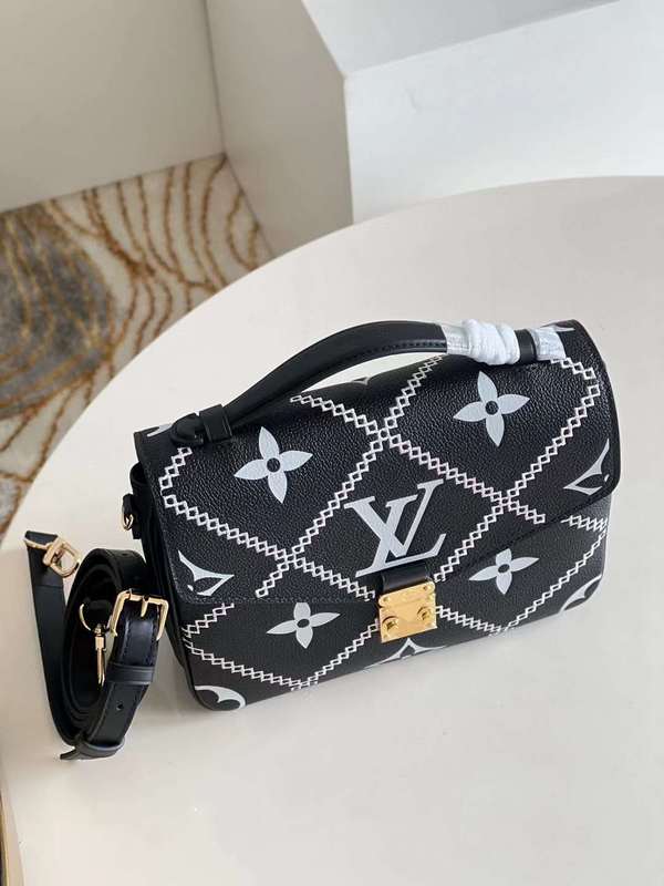 Back view of modern elevated women's handbag – women's luxury accessory