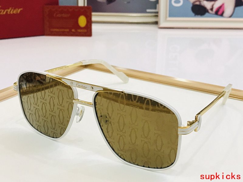 Side view of Cartier unisex sunglasses