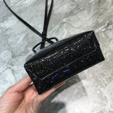 Effortless Vegan Leather Handbag - Understated Luxury Look | Women's Luxury Handbag #1059 - hardware and detail close-up (image 5) of designer-inspired handbag