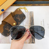 Front view of Louis Vuitton unisex sunglasses