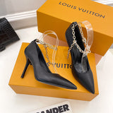 Louis Vuitton Chocolate Brown Chunky Platform Sneakers - Back View