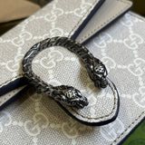 Back view of signature structured women's handbag – women's statement bag