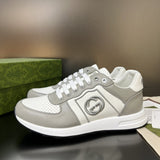 Gucci stone beige luxury sneakers view 8 classic court silhouette