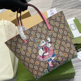 Back view of elevated sleek women's handbag – women's statement bag
