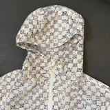 Back view of Louis Vuitton luxury clothing with streetwear-inspired cut