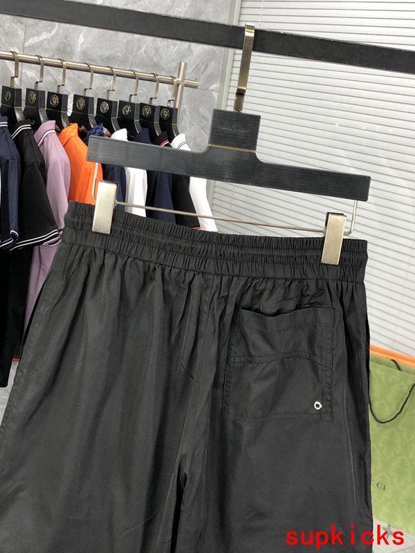 Front view of Rhude luxury clothing with label-forward styling