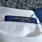 Full styled look of Louis Vuitton cotton t-shirt with tailored silhouette