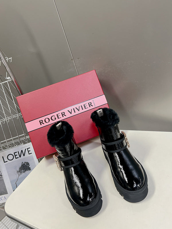 Close-up of Roger Vivier shoes craftsmanship