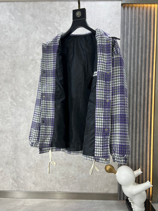 Close-up of Burberry designer clothing craftsmanship