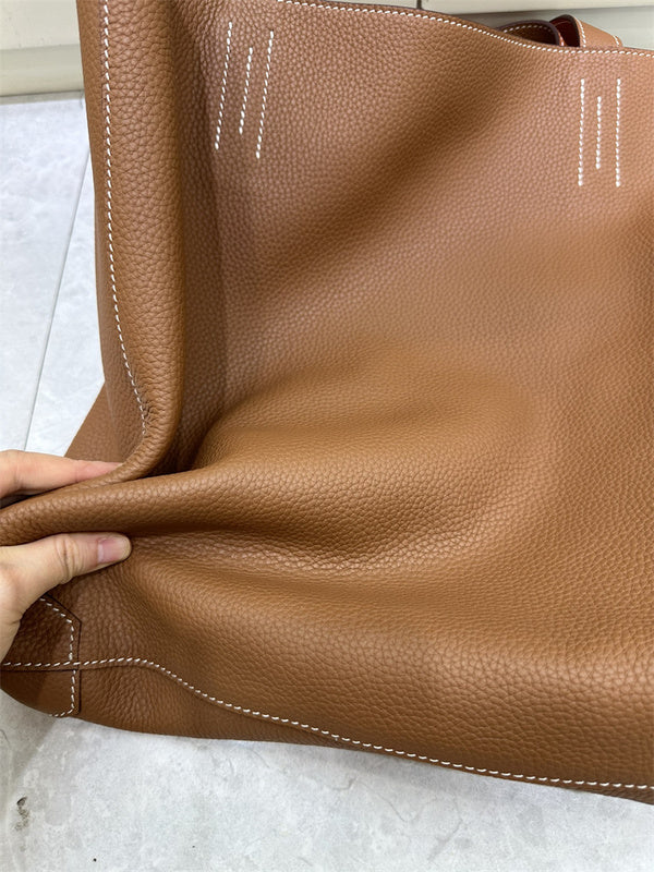 Considered bag shown from front angle