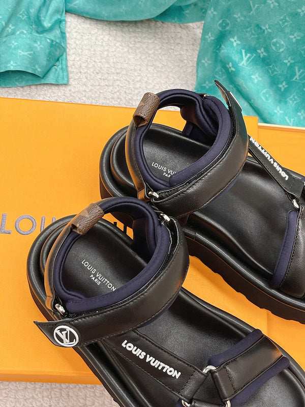 Louis Vuitton shoes Style 378 - editorial style shot