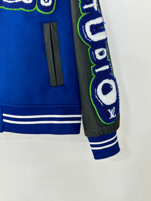 Flat lay presentation of Louis Vuitton luxury clothing with relaxed-fit cut