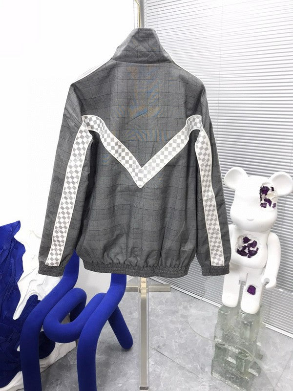 Back view of Louis Vuitton luxury clothing with relaxed-fit cut