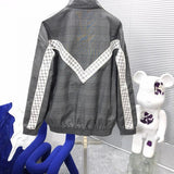 Back view of Louis Vuitton luxury clothing with relaxed-fit cut
