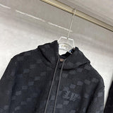 Close-up detail shot of Louis Vuitton luxury clothing with everyday silhouette