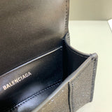 Sleek Premium PU Leather Handbag - Signature Hardware Accents | Women's Everyday Carry Handbag #483 - texture close-up (image 9) of designer-inspired handbag