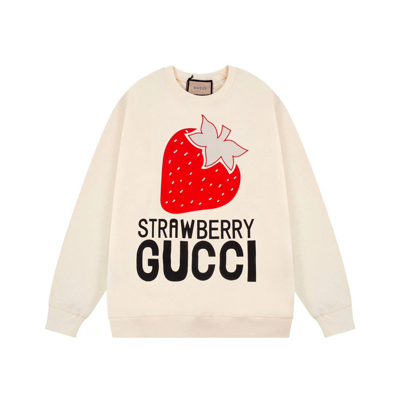 Front view of Gucci luxury clothing with streetwear-inspired cut