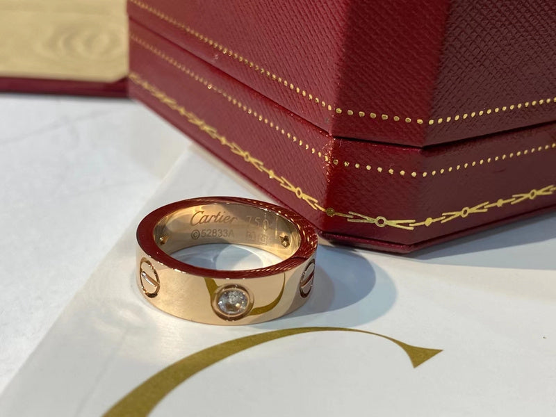 Front view of Cartier unisex jewelry piece