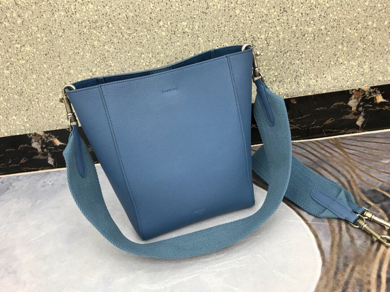 Top view of classic statement women's handbag – women's everyday handbag