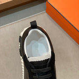 Hermès Chocolate Brown Crisscross Strap Sandals - Lifestyle Styling Shot