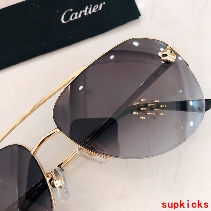 Front view of Cartier unisex sunglasses