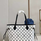 Handle and strap detail of polished chic women's handbag – women's designer-style accessory