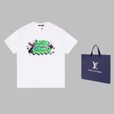 Front view of Louis Vuitton cotton t-shirt with contemporary cut