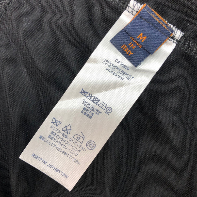 Flat lay presentation of Louis Vuitton cotton t-shirt with relaxed-fit cut