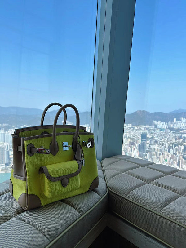 Close-up detail of graceful bag design